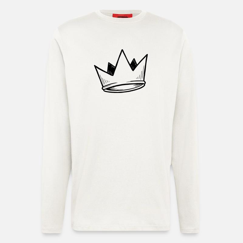 Crown Vector | Doodle Look - Longsleeve - made by SPREAD  - OFF WHITE