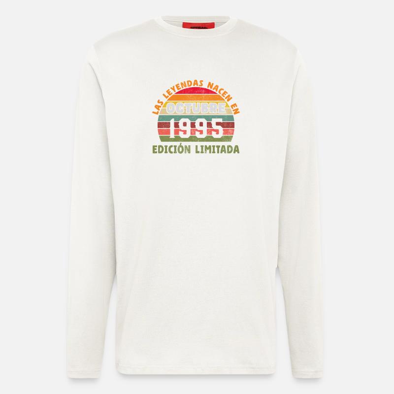 October 1995 Vinatge Retro Birthday Gift - Longsleeve - made by SPREAD  - OFF WHITE