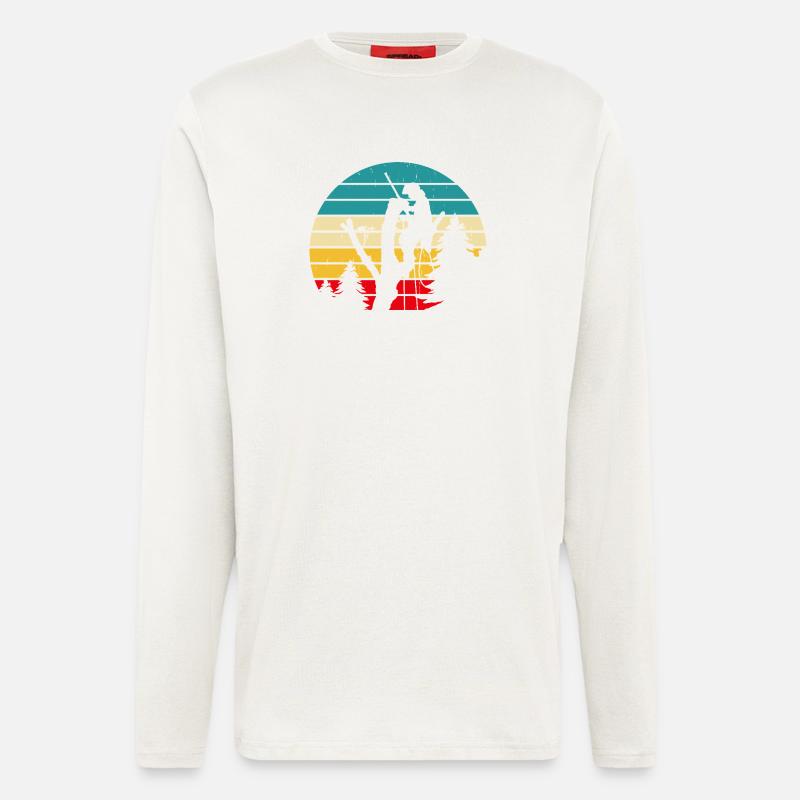 Lustiges Holzarbeiter Waldarbeiter Geschenk - Langarmshirt - made by SPREAD  - OFF WHITE