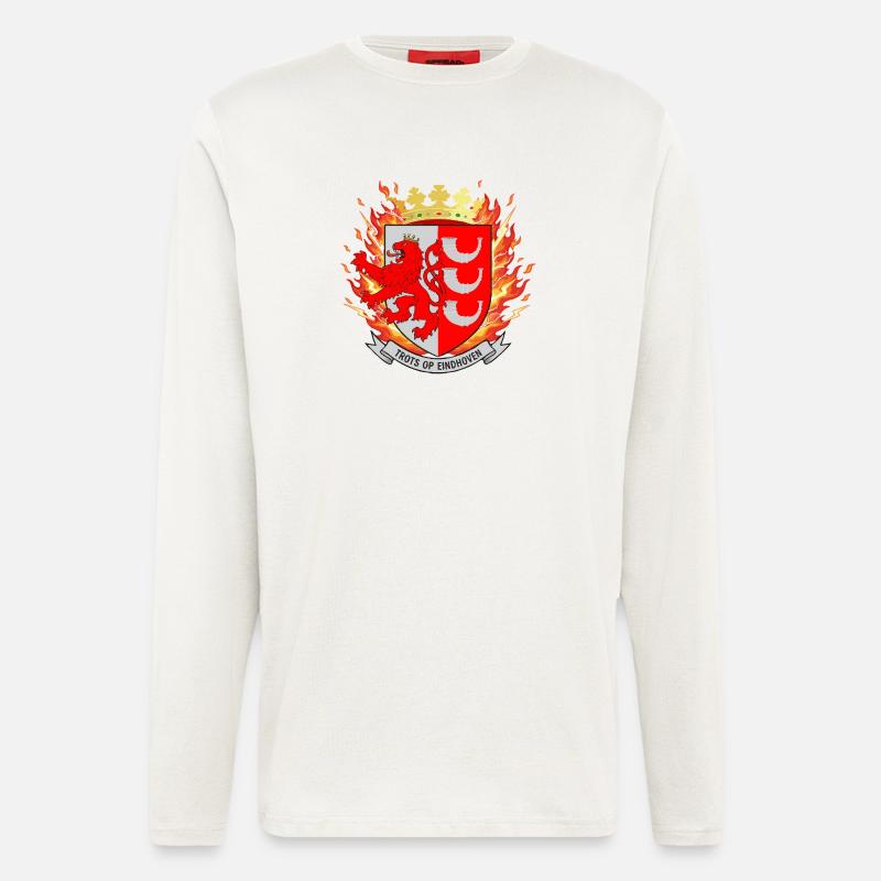Stolz auf Eindhoven Emblem - Langarmshirt - made by SPREAD  - OFF WHITE