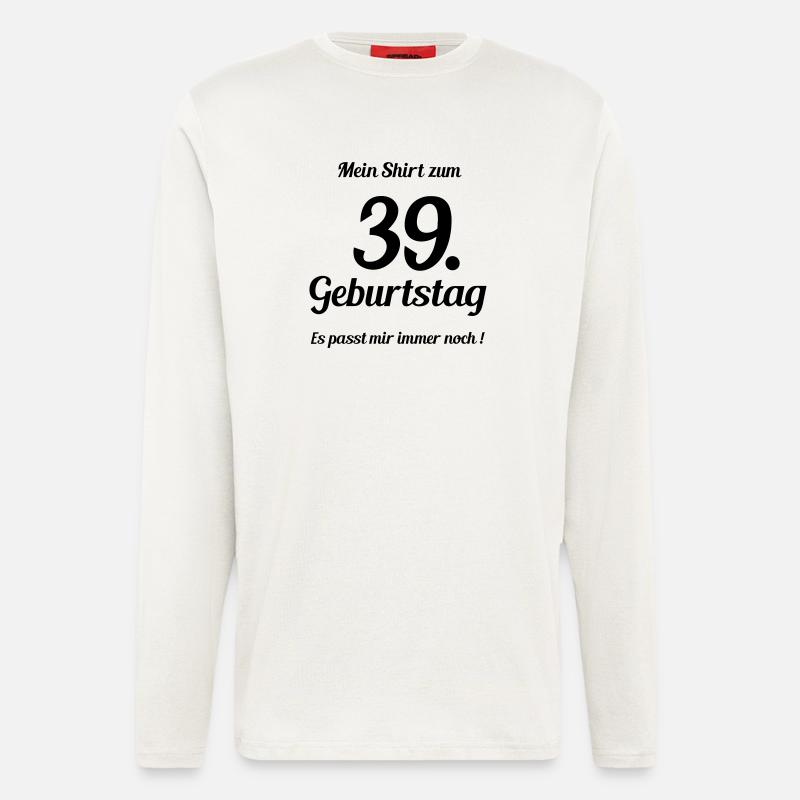Passt seit 39 - Langarmshirt - made by SPREAD  - OFF WHITE