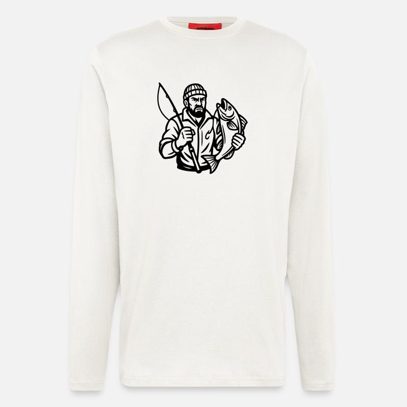 Angler - Longsleeve - made by SPREAD  - OFF WHITE