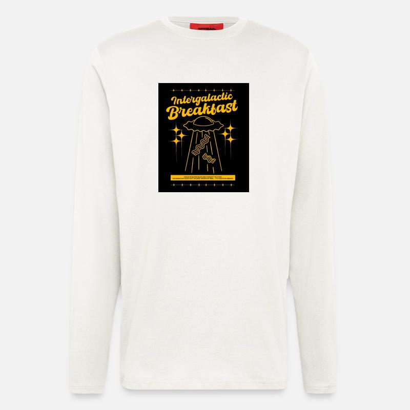 Intergalactic Breakfast - Longsleeve - made by SPREAD  - OFF WHITE
