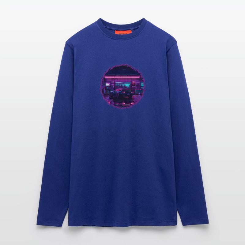 Neon Garage – RetroRift Night Edition Langarmshirt - made by SPREAD 