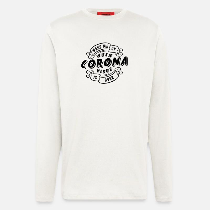 Wake me up.... - Langarmshirt - made by SPREAD  - OFF WHITE