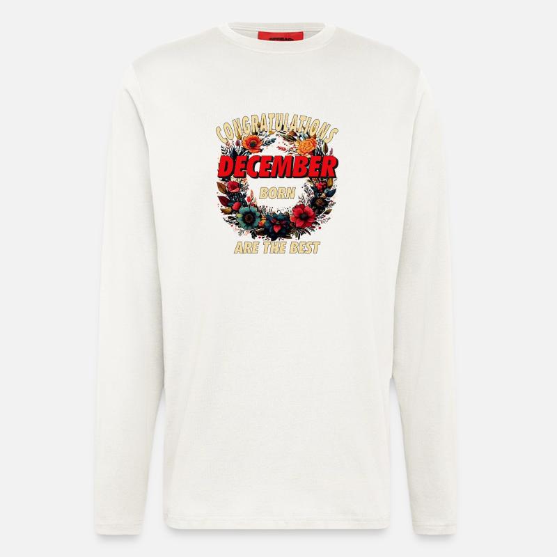 CONGRATULATIONS DECEMBER - Langarmshirt - made by SPREAD  - OFF WHITE