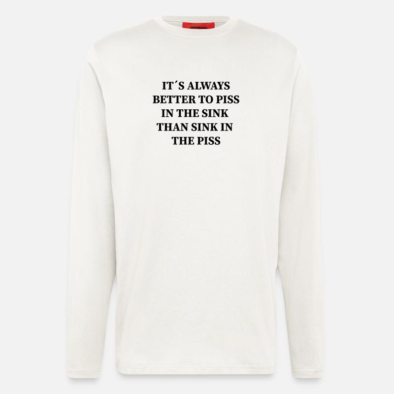 Meme Shirt - Langarmshirt - made by SPREAD - OFF WHITE