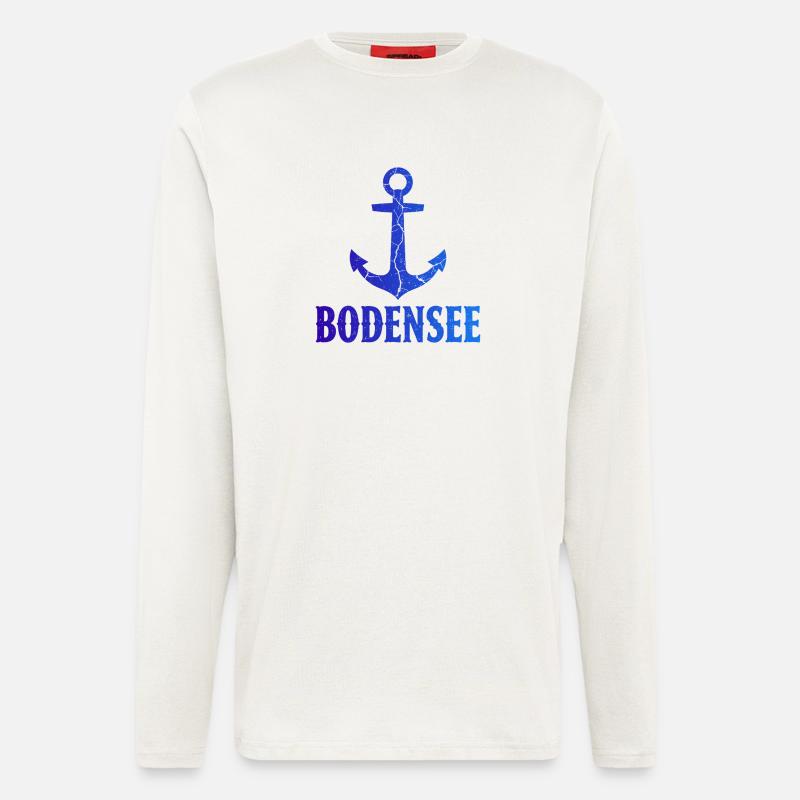 Anchor Lake Constance Holiday Ship - Longsleeve - made by SPREAD  - OFF WHITE