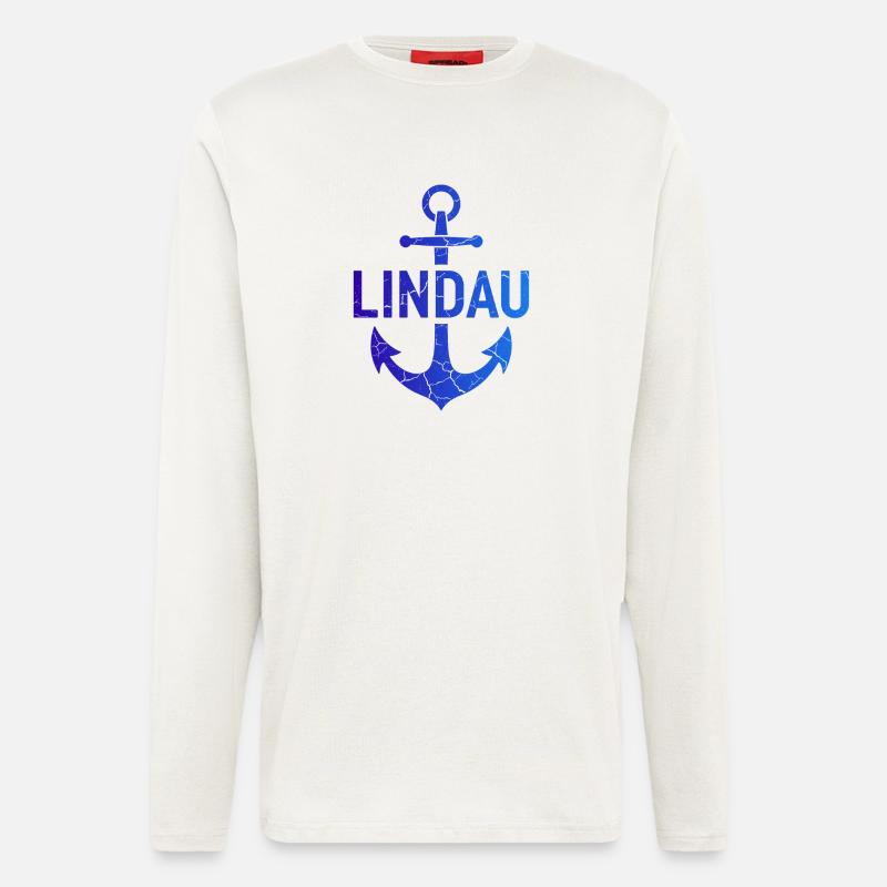 Anker Lindau Bodensee - Langarmshirt - made by SPREAD  - OFF WHITE