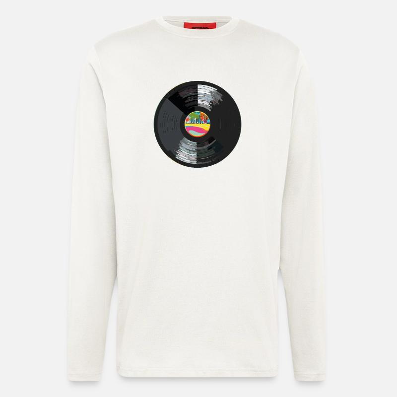 Vinyl_1 - Longsleeve - made by SPREAD  - OFF WHITE