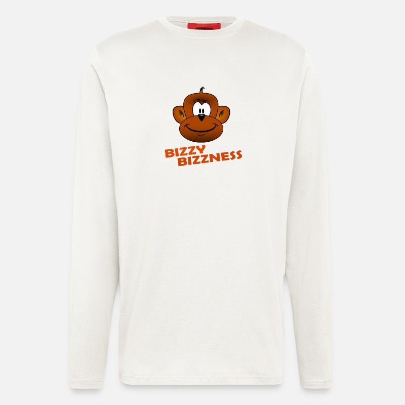 BIZZY BIZZNESS - Langarmshirt - made by SPREAD  - OFF WHITE