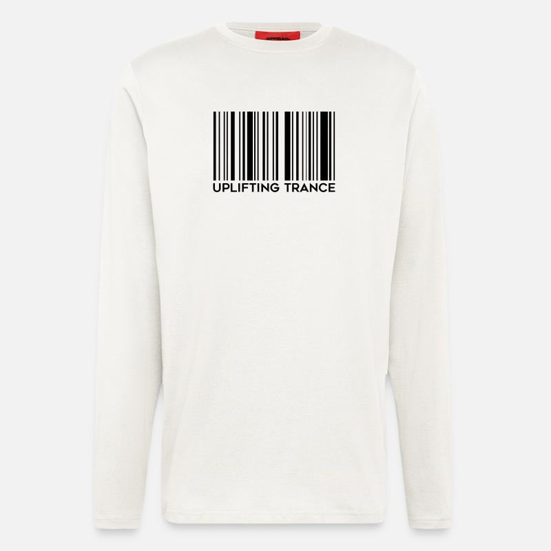 Uplifting Trance Barcode - Longsleeve - made by SPREAD  - OFF WHITE