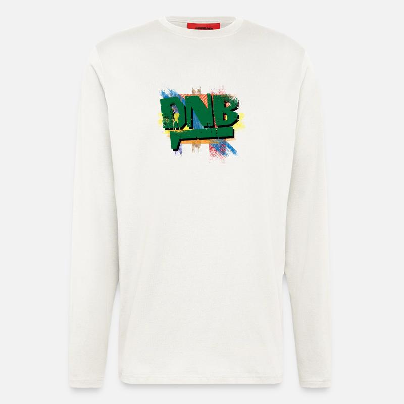 DNB Graffiti Burst - Longsleeve - made by SPREAD  - OFF WHITE