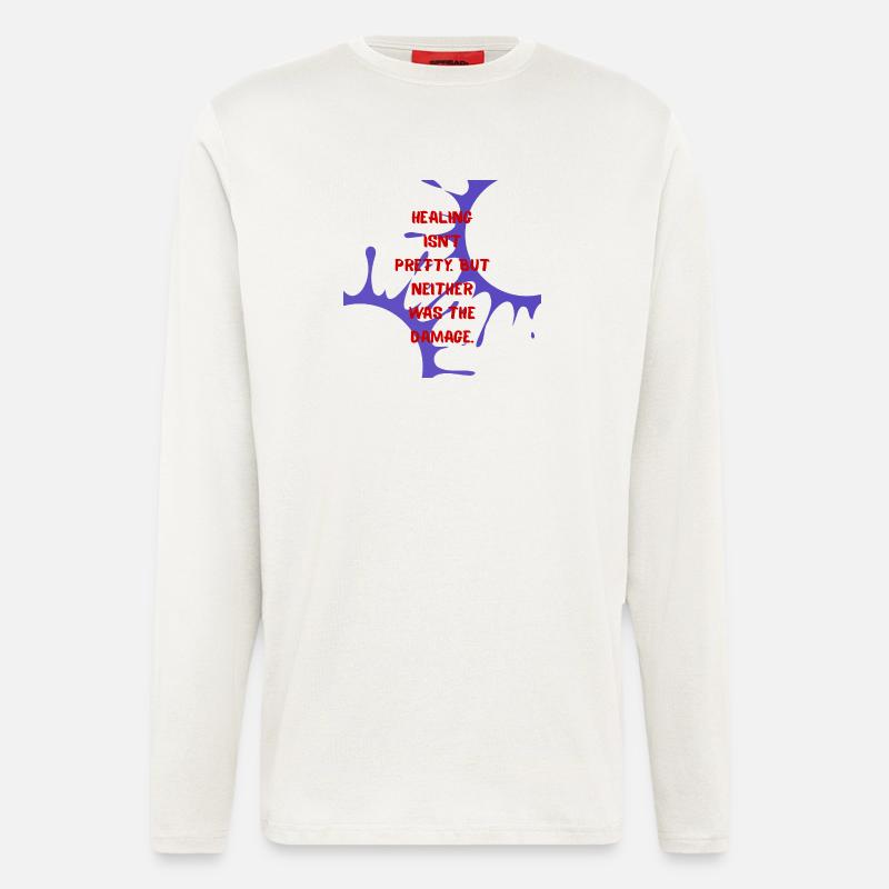 Heilsames Design - Langarmshirt - made by SPREAD  - OFF WHITE