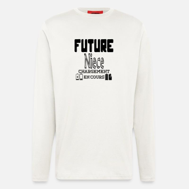 Future Niece Loading In Progress - Longsleeve - made by SPREAD  - OFF WHITE