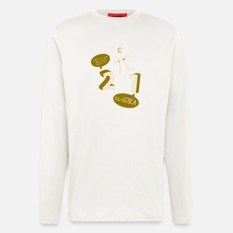 Math Math Math Teacher Mathematician - Longsleeve - made by SPREAD  - OFF WHITE