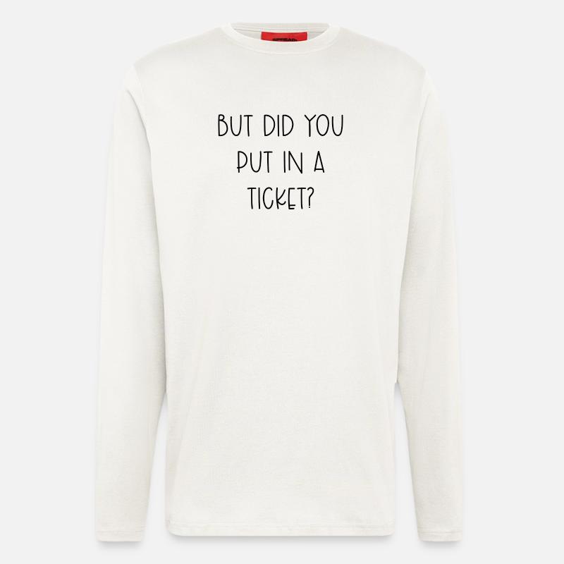Lustiges IT-Support-Tech-Helpdesk-Ticket-Geschenk - Langarmshirt - made by SPREAD  - OFF WHITE