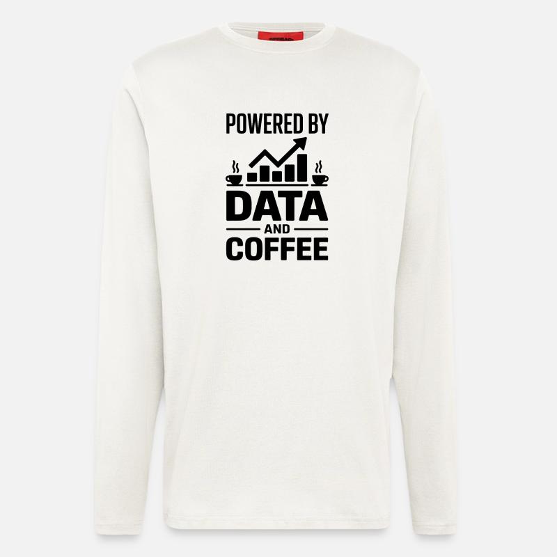 Datenanalyst Spruch Lustiges Datenanalyst Geschenk - Langarmshirt - made by SPREAD  - OFF WHITE