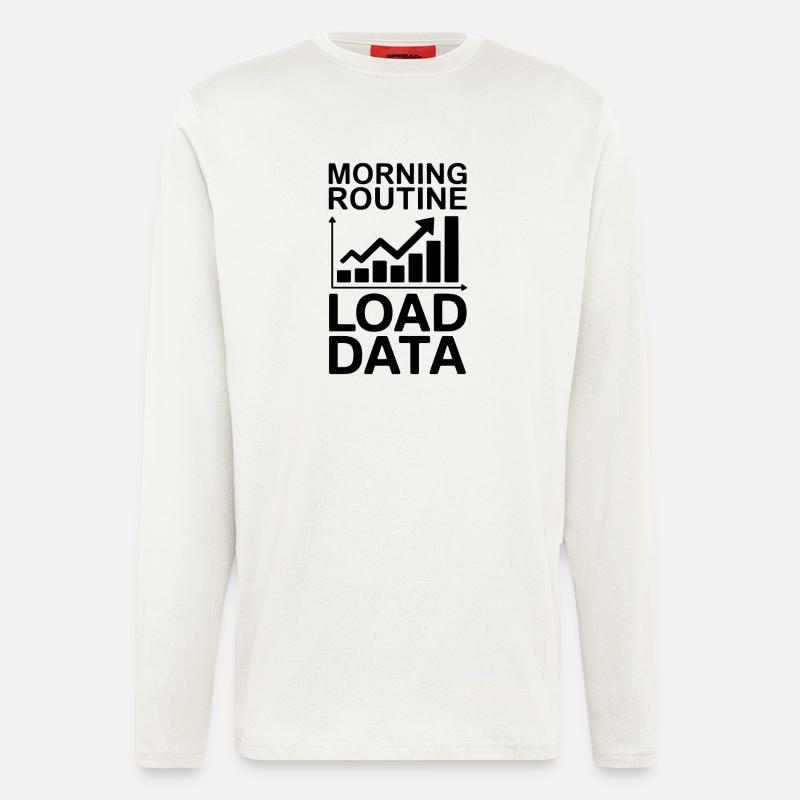 Datenanalyst Spruch Lustiges Datenanalyst Geschenk - Langarmshirt - made by SPREAD  - OFF WHITE
