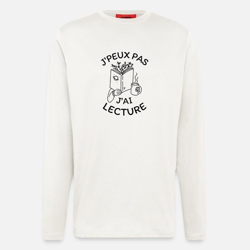 I can't I read it - Longsleeve - made by SPREAD  - OFF WHITE