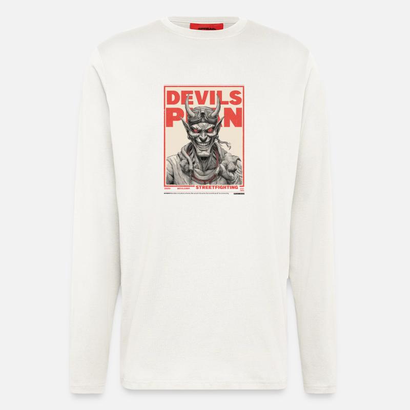Devils Plan - Langarmshirt - made by SPREAD  - OFF WHITE