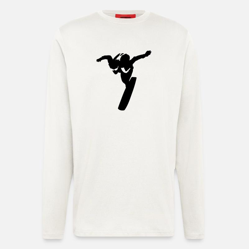 Skysurfing - Langarmshirt - made by SPREAD  - OFF WHITE