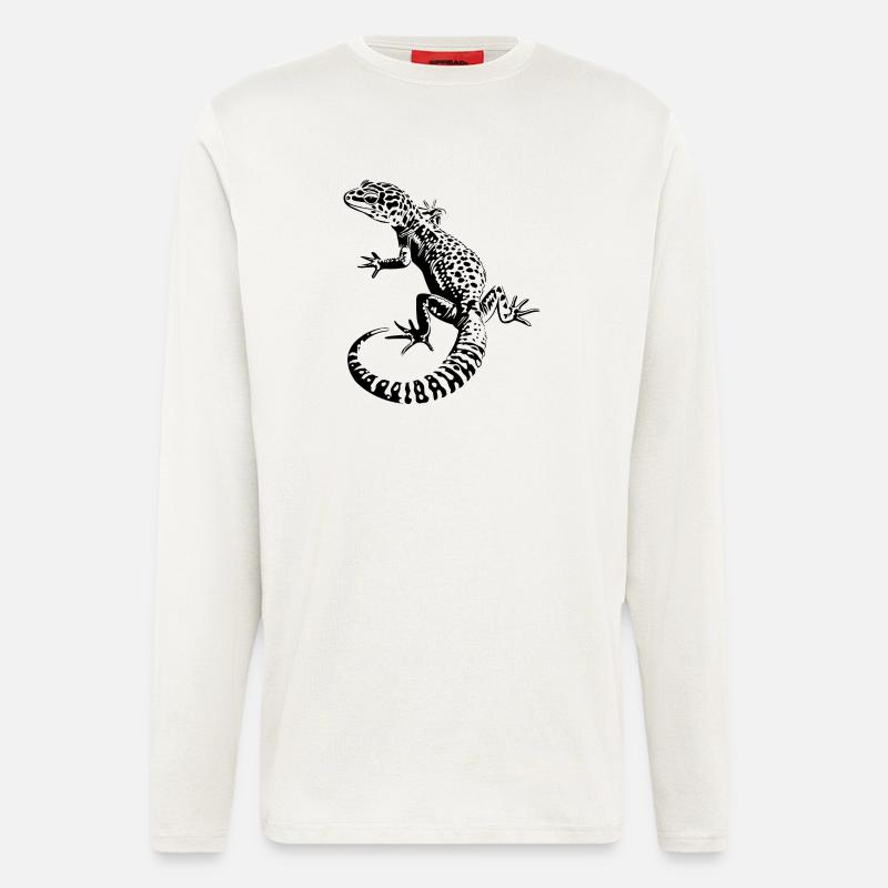 Leopardgecko - Longsleeve - made by SPREAD  - OFF WHITE
