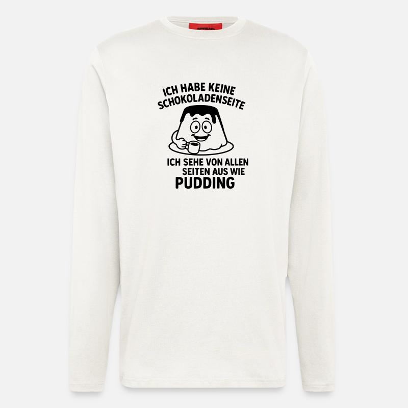 Pudding Chocolate Side - Longsleeve - made by SPREAD  - OFF WHITE