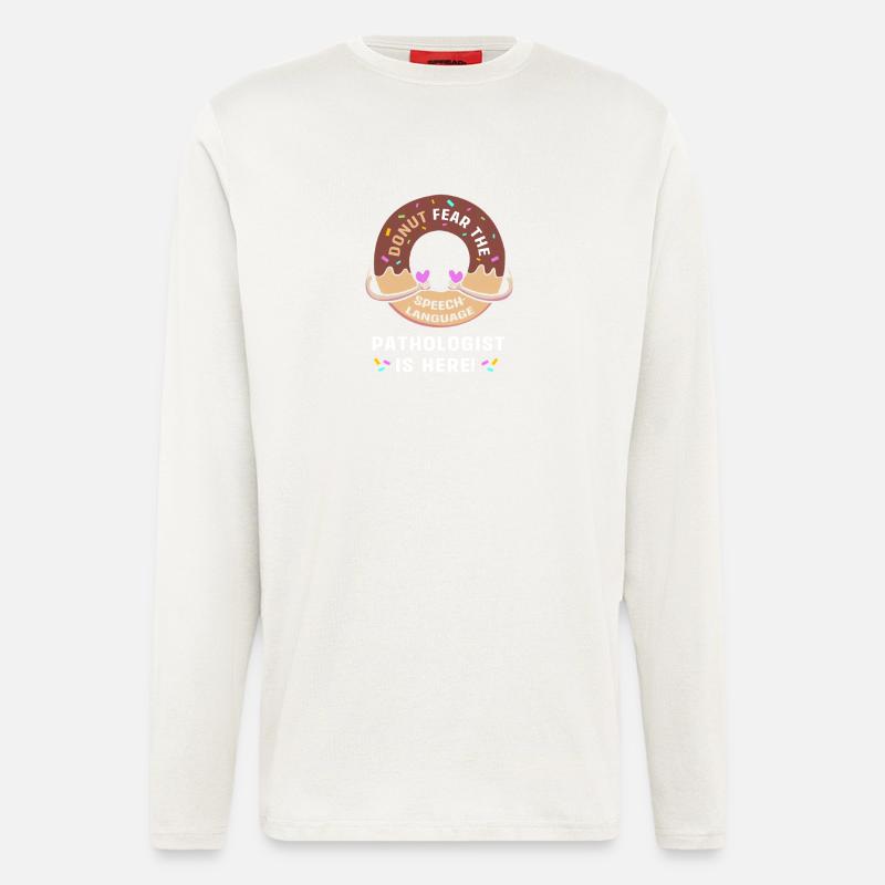 Logopäde Sprachpathologe SLP - Langarmshirt - made by SPREAD - OFF WHITE