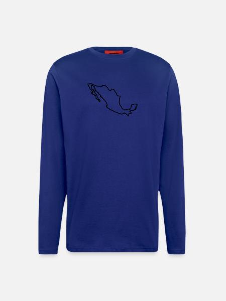 Mexico Outline - Longsleeve - made by SPREAD  - OFF WHITE