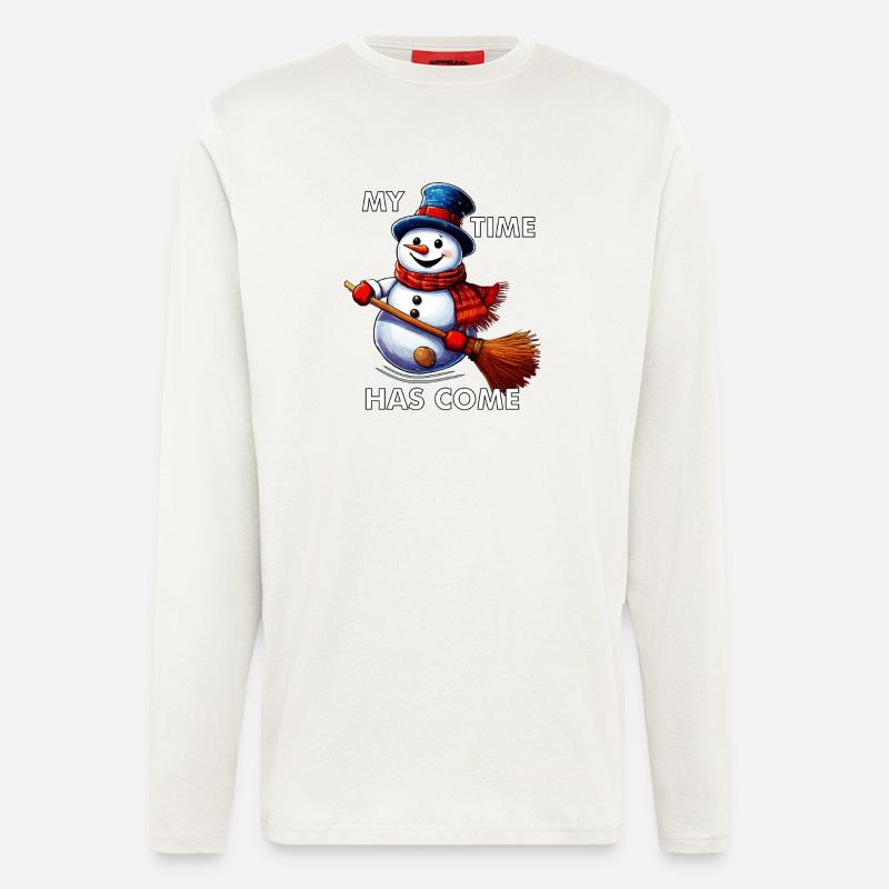 SCHNEEMANN MY TIME HAS COME - Langarmshirt - made by SPREAD  - OFF WHITE
