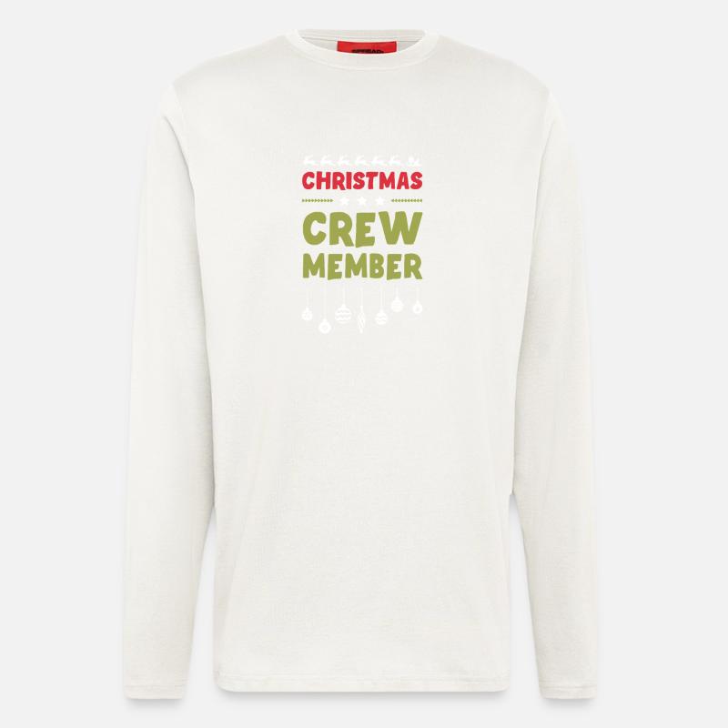 Weihnachten Crew Christmas - Langarmshirt - made by SPREAD  - OFF WHITE