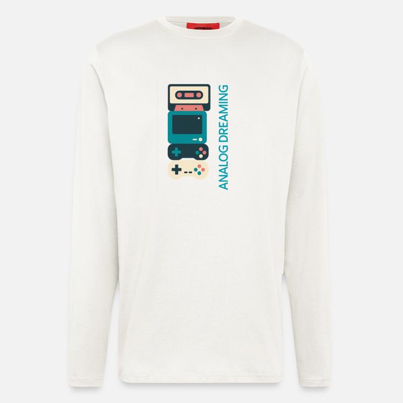 Analog Dreaming Console Stack - Longsleeve - made by SPREAD  - OFF WHITE