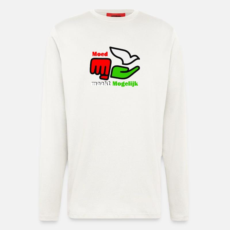 Courage Makes Possible Logo - Longsleeve - made by SPREAD  - OFF WHITE