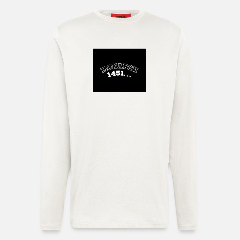 Monarch 1451 Chronik - Langarmshirt - made by SPREAD  - OFF WHITE