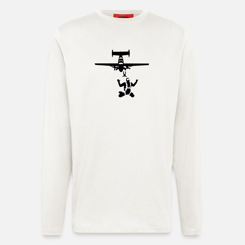 skydiving - Longsleeve - made by SPREAD  - OFF WHITE
