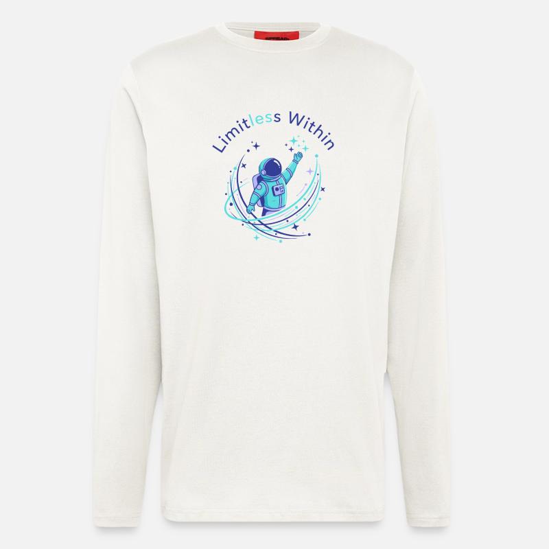 Borders inside - Longsleeve - made by SPREAD  - OFF WHITE