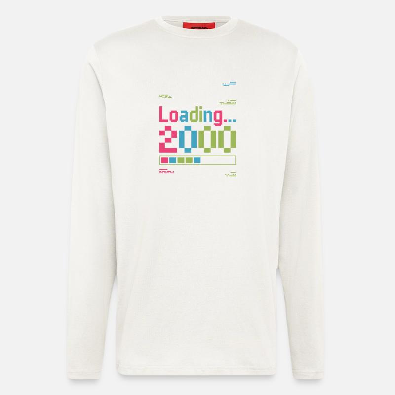 Loading 2000 Pixel Ladebildschirm - Langarmshirt - made by SPREAD  - OFF WHITE