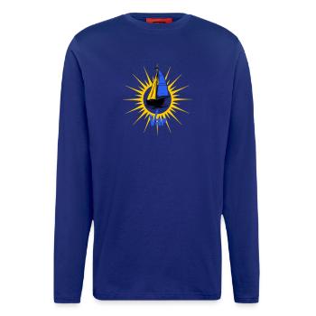 Voilier Soleil Var - Manches longues bio décontracté fabriqué en UE - OFF WHITE - Devant