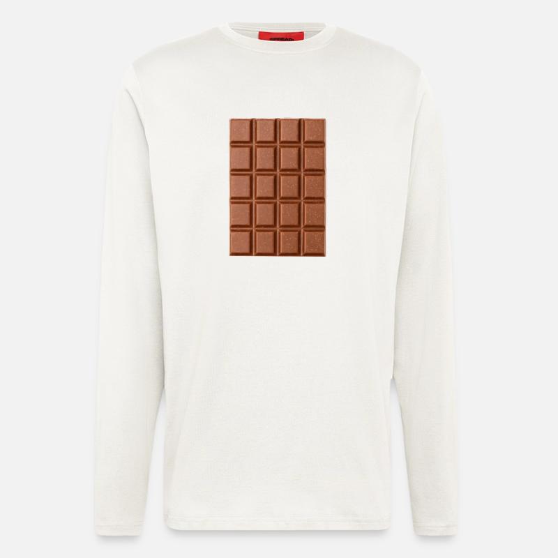 Schokolade - Langarmshirt - made by SPREAD  - OFF WHITE