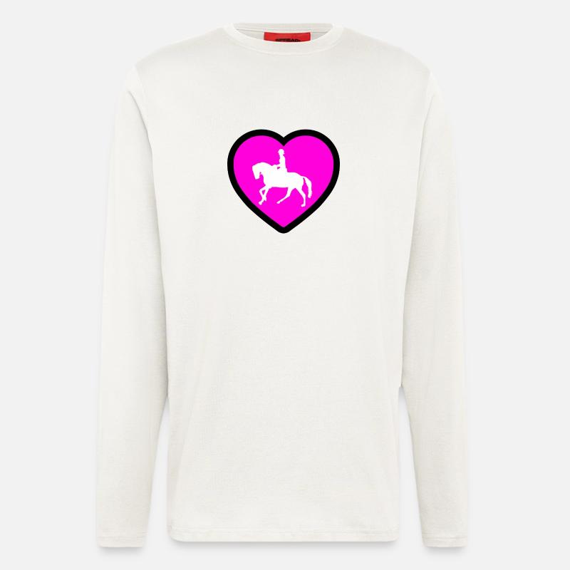 Pferde - Langarmshirt - made by SPREAD  - OFF WHITE