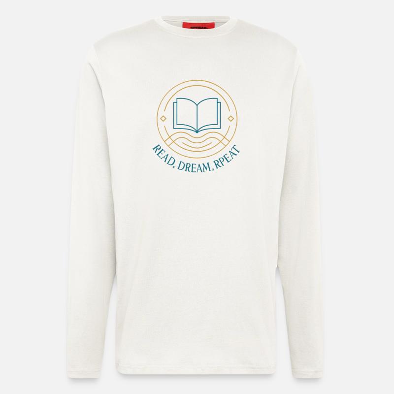 Read. Dream. Try again. - Longsleeve - made by SPREAD  - OFF WHITE