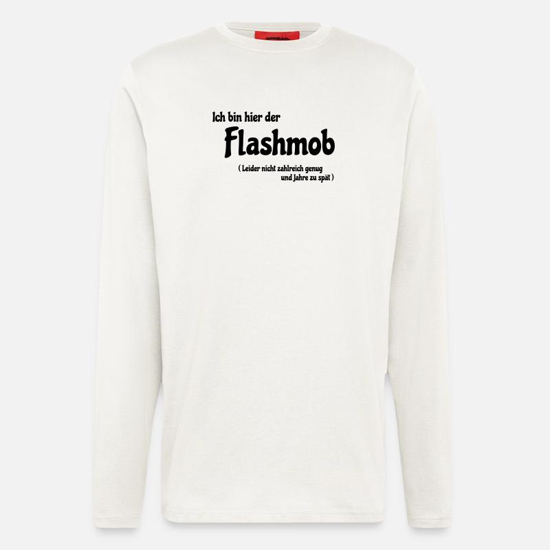 Flash mob - Longsleeve - made by SPREAD  - OFF WHITE