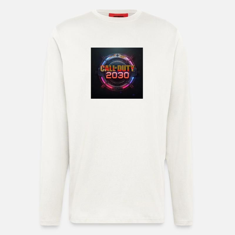 Frontline 2030 Neon Expanse - Langarmshirt - made by SPREAD  - OFF WHITE