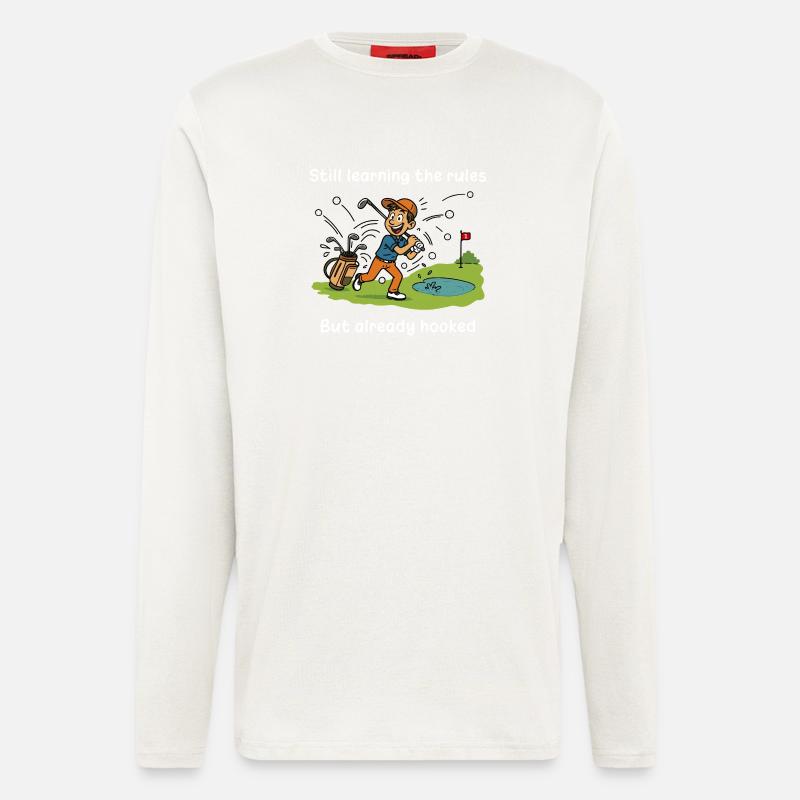 Golf – Stillernen - Langarmshirt - made by SPREAD  - OFF WHITE