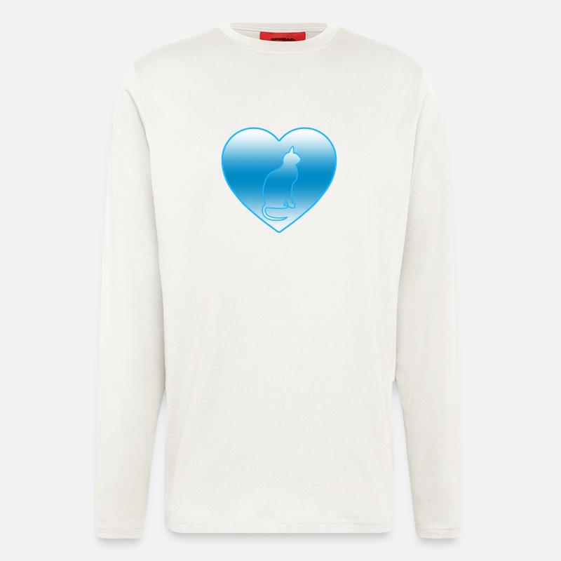 Katze - Langarmshirt - made by SPREAD  - OFF WHITE
