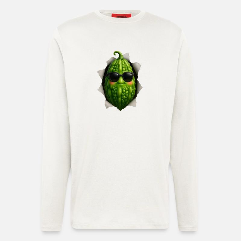 Bitter melon - Longsleeve - made by SPREAD  - OFF WHITE
