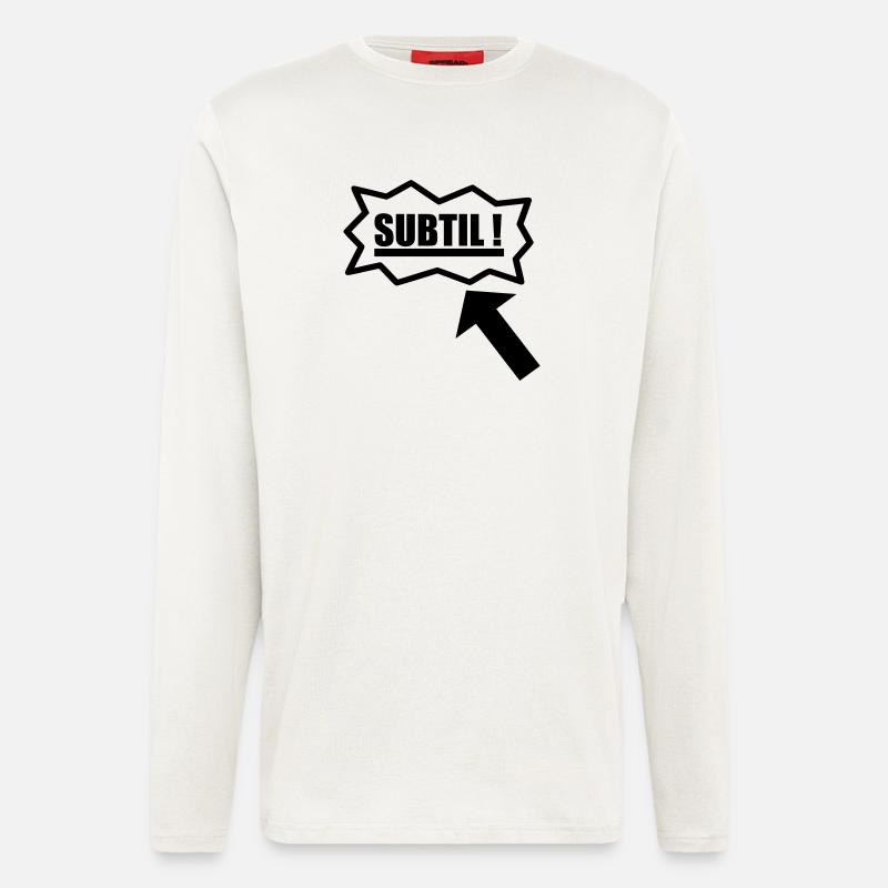 subtle - Longsleeve - made by SPREAD  - OFF WHITE