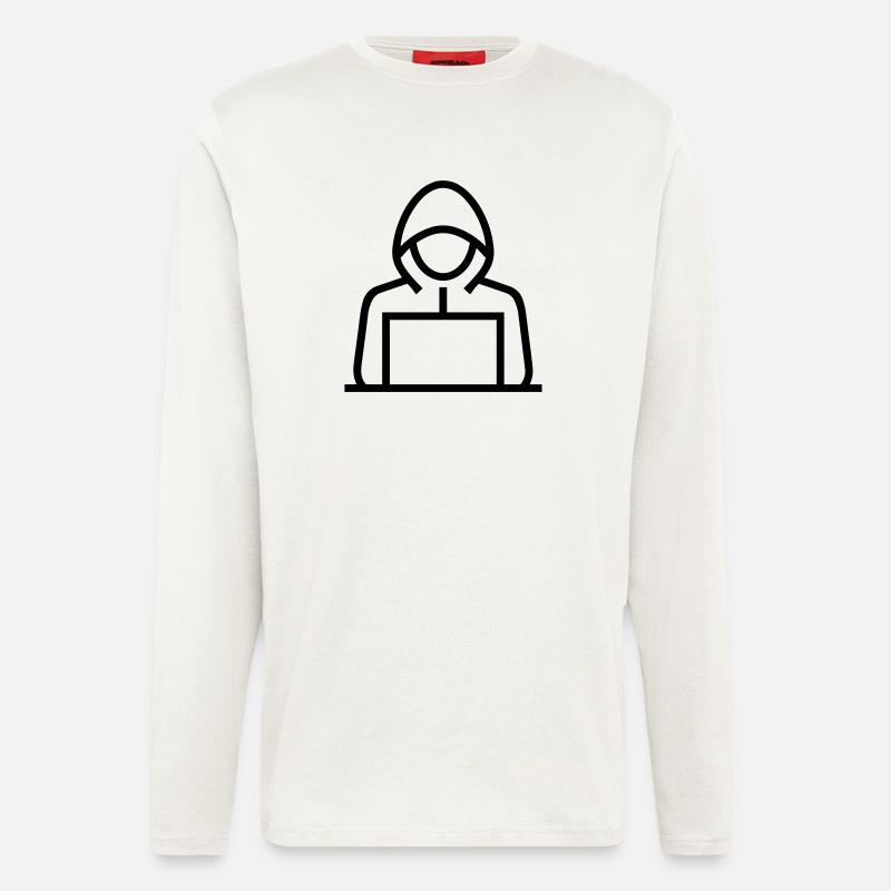 Hacker - Langarmshirt - made by SPREAD  - OFF WHITE