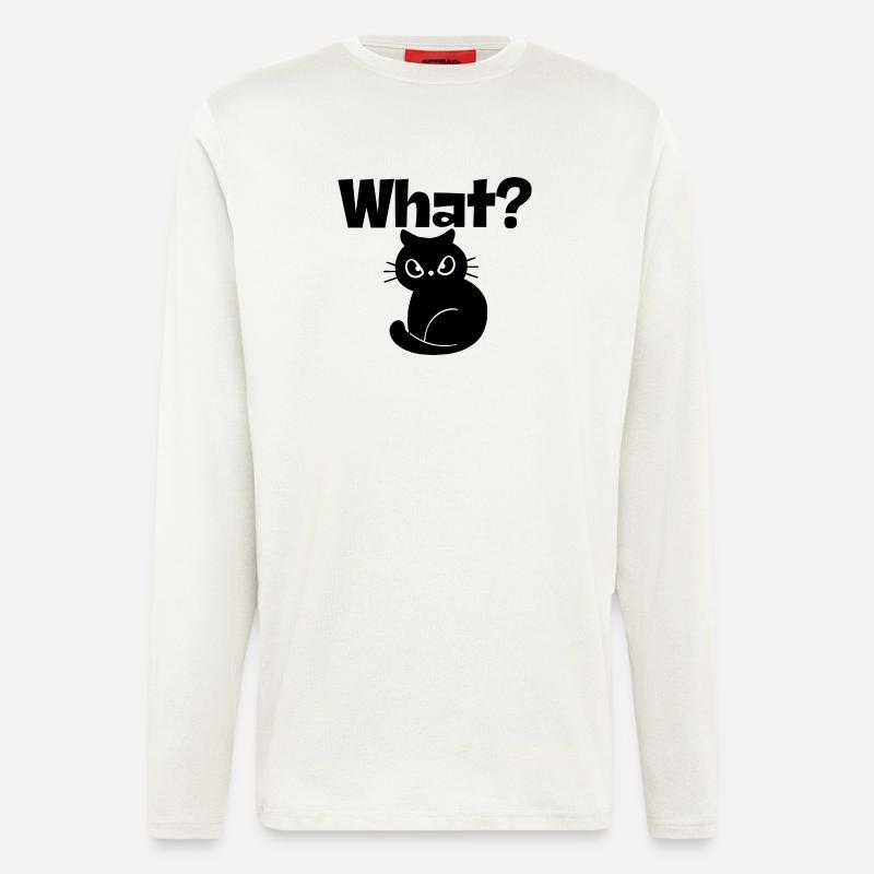 Welche Katze - Langarmshirt - made by SPREAD  - OFF WHITE